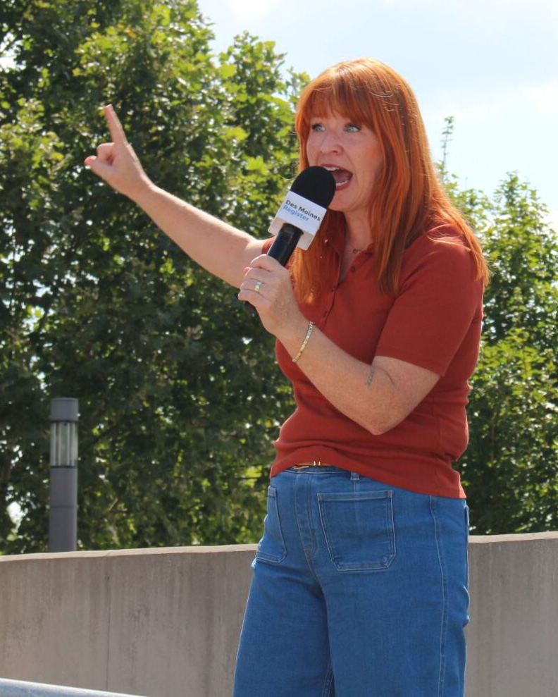 Lindsay James at the Iowa State Fair on Aug. 20, 2026